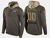 Printed Customized Men's Nike Blues Olive Salute To Service Pullover Hoodie,baseball caps,new era cap wholesale,wholesale hats